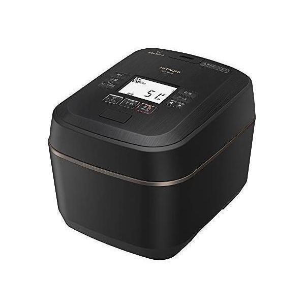 日立 炊飯器 5.5合 圧力&スチームIH ふっくら御膳 RZ-W100EM K 漆黒 