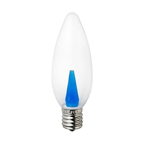 ELPA（エルパ） LEDシャンデリア球 LED電球 おしゃれ 照明 E17 青 