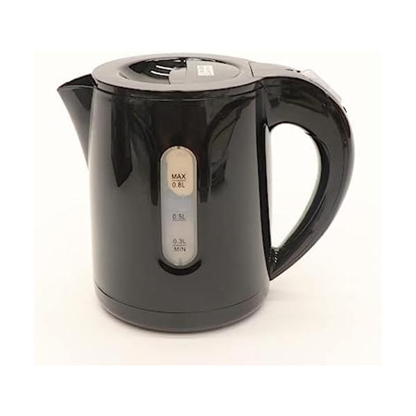 ヒロ・コーポレーション コンパクト電子ケトル KTK-08(ブラック) 電気