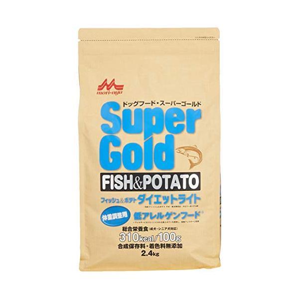森乳サンワールド スーパーゴールド フィッシュ＆ポテト ダイエットライト 犬用 2.4kg 体重管理用