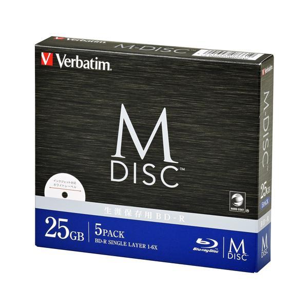 Verbatim DBR25RMDP5V2 BD-R データ用M-DISC 25GB