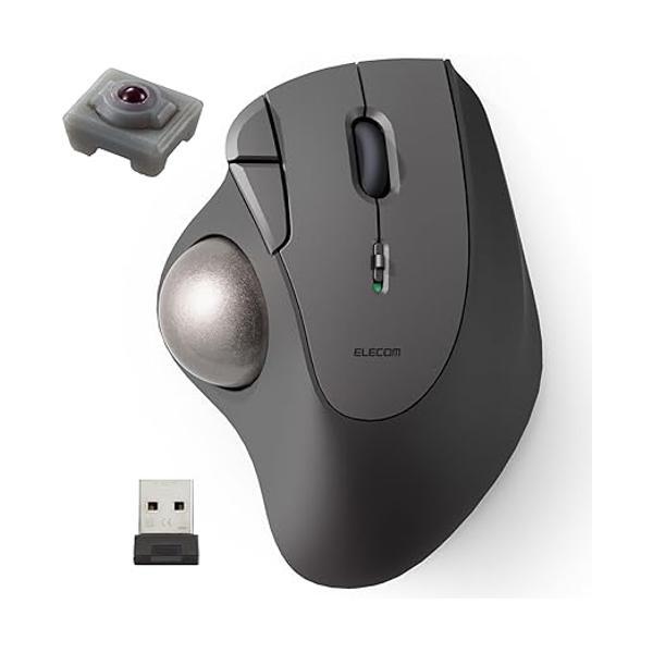 ELECOM（エレコム） M-IT10DRBK ワイヤレス トラックボールマウス