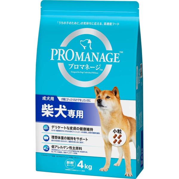 他サイト： マースジャパンリミテッド プロマネージ ドッグフード 成犬用 柴犬専用 4kg 小粒の商品画像