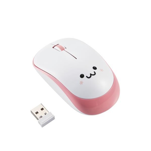 他サイト： エレコム M-IR07DRSPN 無線IRマウス ワイヤレス Mサイズ 3ボタン 無線 3ボタン ピンク ELECOMの商品画像