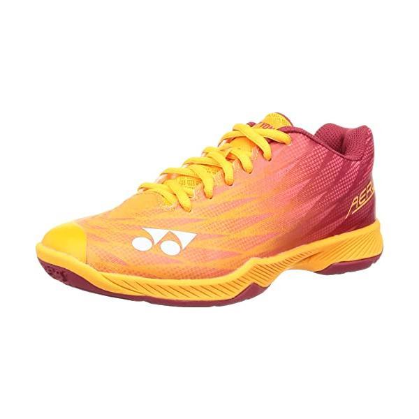 YONEX エアラスZメン バドミントンシューズ オレンジ/レッド 27.0 YONEX バドミントンシューズ パワークッションエアラスZメン