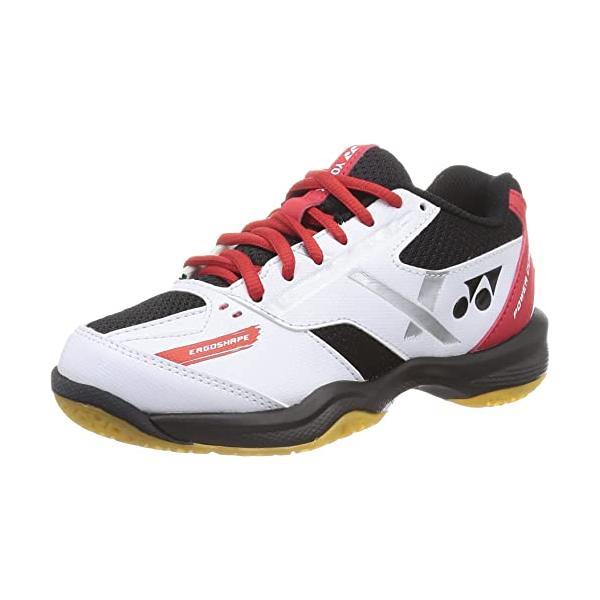 ヨネックスパワークッション65Z 114 ホワイト/レッド 25.0