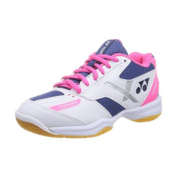 ヨネックス バドミントンシューズ パワークッション670 ホワイトピンク