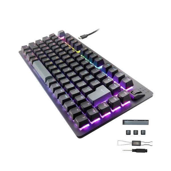 新品 エレコム ゲーミングキーボード ブラック TK-VK720ABK-EN V custom VK720A - TK-VK720ABK-EN