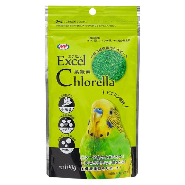 他サイト： ナチュラルペットフーズ エクセル 葉緑素 100g ペットフード 小鳥 鳥 NPFの商品画像