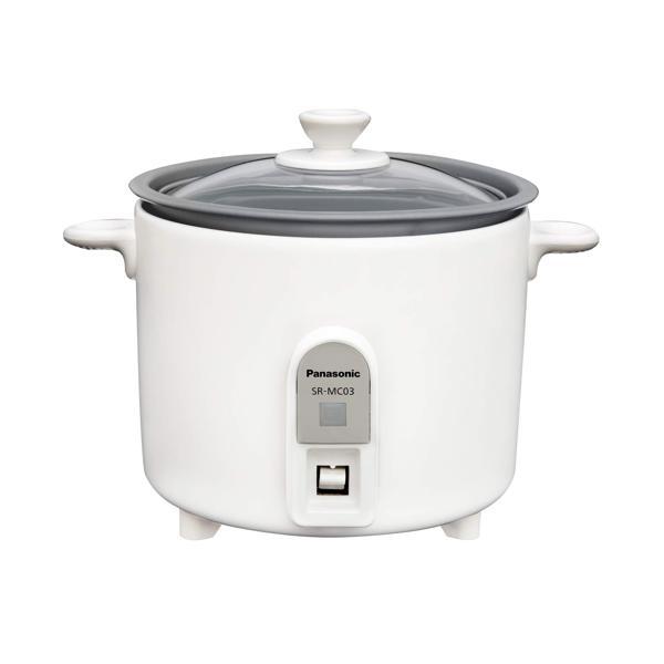 パナソニック 炊飯器 1.5合 自動調理鍋 ミニクッカー SR-MC03-W Panasonic（パナソニック） 炊飯器 1.5合 1人用炊飯器 自動調理鍋 ミニ