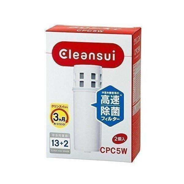 他サイト： クリンスイ ポット型浄水器用交換カートリッジ スーパーハイグレード 2コ CPC5W-NW(1セット) 送料無料の商品画像