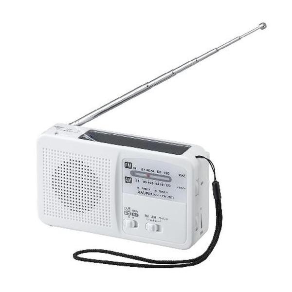 他サイト： ヤザワ 手回し充電ラジオ ライト付き BS901WHの商品画像