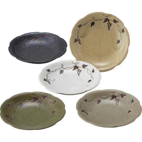 maebata（前畑） ギフト 片岡鶴太郎 つたぶどう 取皿5枚揃 29680