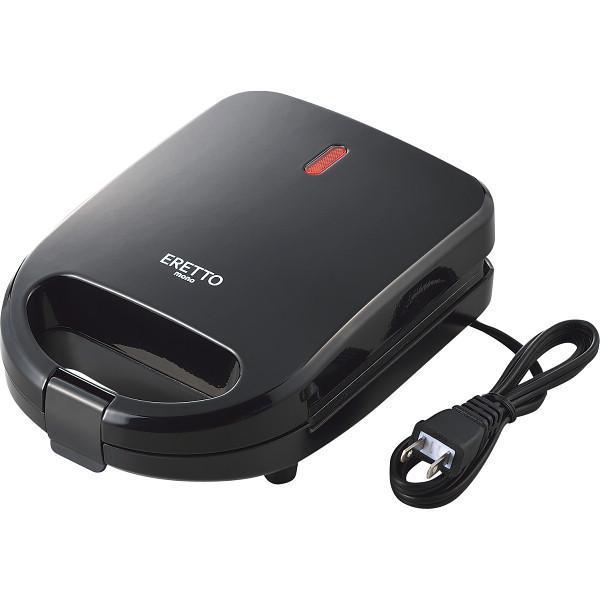 ET−101RホットサンドトースターS食パンの耳まではさんで焼ける！耳を切る手間が不要です。耳までカリッとしっかり焼けるのでクラムとクラストの食感の違いを楽しめます。焼きたての、サックリとしたホットサンドをご家庭で作れます。原産国:CHN：...