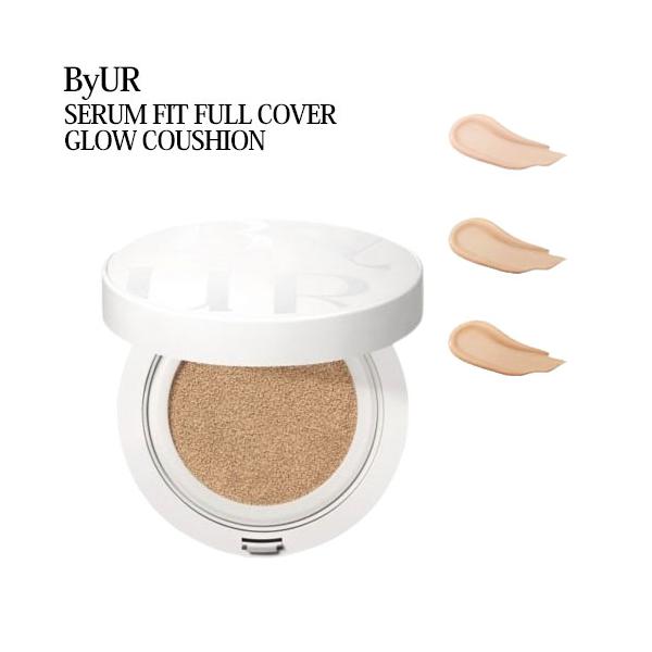 ByUR バイユア セラムフィット フルカバー グロークッション V1 15g カラー選択 SPF50+ PA++++ メール便無料[B][BP3]