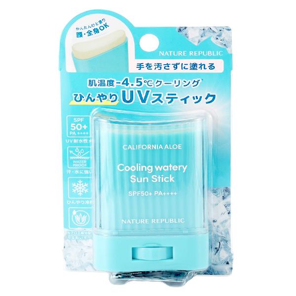 ネイチャーリパブリック クーリングアロエUVスティック 24g SPF50+ PA++++[6457] メール便無料[B][BP3]