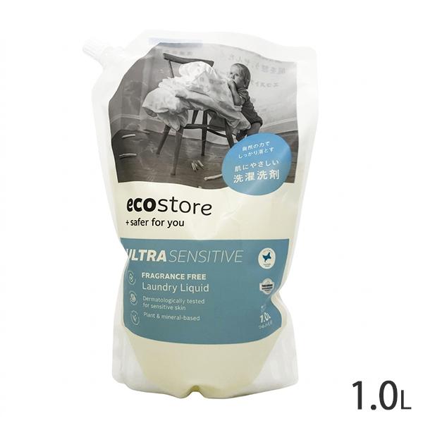 ecostore（エコストア） ランドリーリキッド リフィルパック 1L 無香料