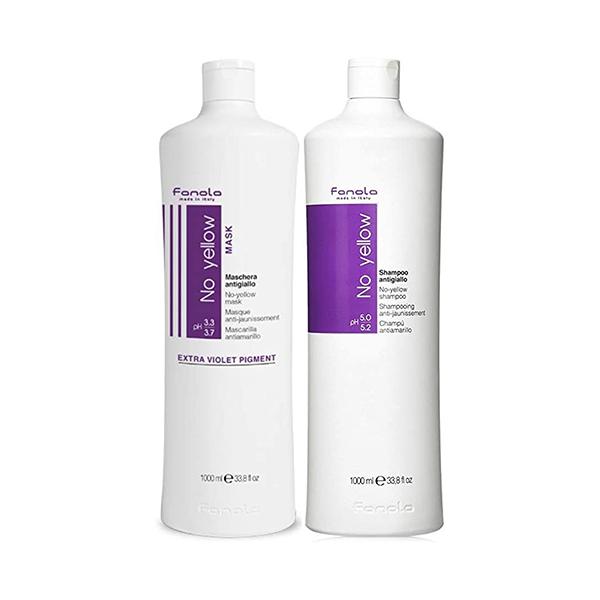 ファノラ　ノーイエローシャンプー　1000ml ３本セット　正規輸入品 ファノラ ノー イエロー シャンプー ＆ マスク セット 1000ml + 1000g