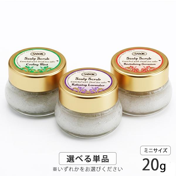 サボン ヘッドスクラブ 20g 各種選択 スクラブ入り頭皮洗浄料 ミニサイズ メール便無料[A][TG100]