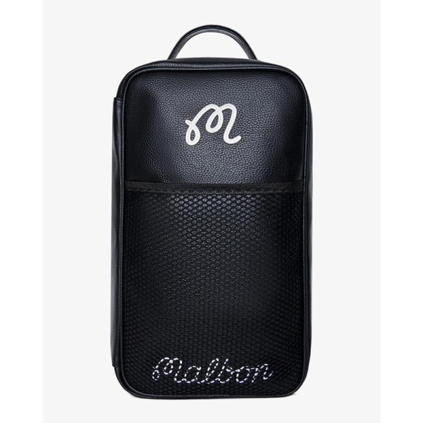 Malbon Golf（マルボンゴルフ） MALBON シューズバッグ ブラック M