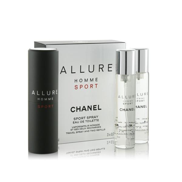 【シャネル】アリュールオム スポーツ EDTトラベルスプレイ レフィル2本蓋無し CHANEL シャネル アリュールオム スポーツ EDT トラベルスプレー