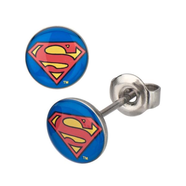 【並行輸入品】DCコミックス スーパーマン クラシックシールドロゴ スタッドピアス DC Comics Superman Classic Shi