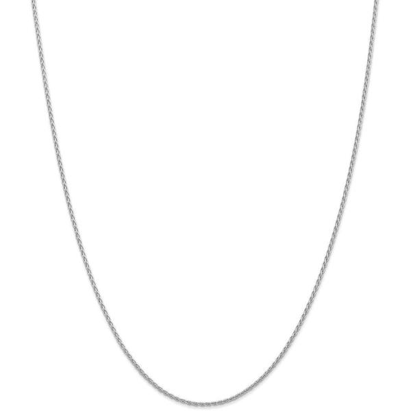 【並行輸入品】Iceカラット14 Kホワイトゴールド1.5 MM Parisianリンク小麦チェーンネックレス14インチスピガFineジュエリーギフト