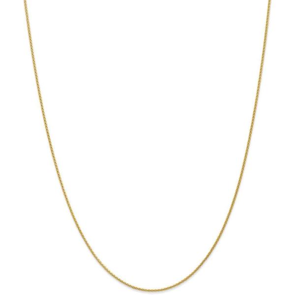 【並行輸入品】Iceカラット14 Kイエローゴールド1.2 MM Parisianリンク小麦チェーンネックレス14インチスピガFineジュエリーギフト