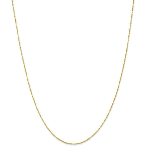 【並行輸入品】ICE CARATS 10Kイエローゴールド 1.0mm パリジャンウィートチェーンネックレス ペンダントチャーム スピガ ファインジュ