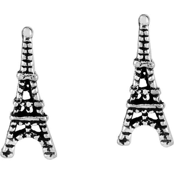 【並行輸入品】Paris Dream エッフェル塔 .925スターリングシルバー スタッドピアス