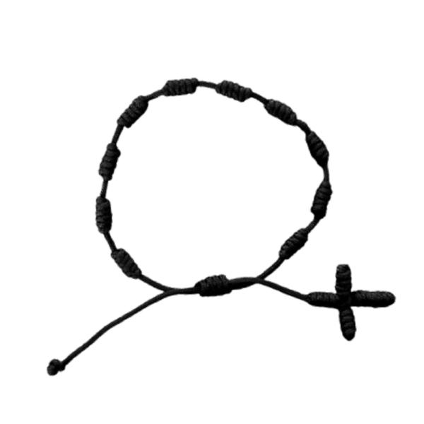 【並行輸入品】Knotted Rosary Bracelet Men Women Teens Catholic Gift Medjugorje