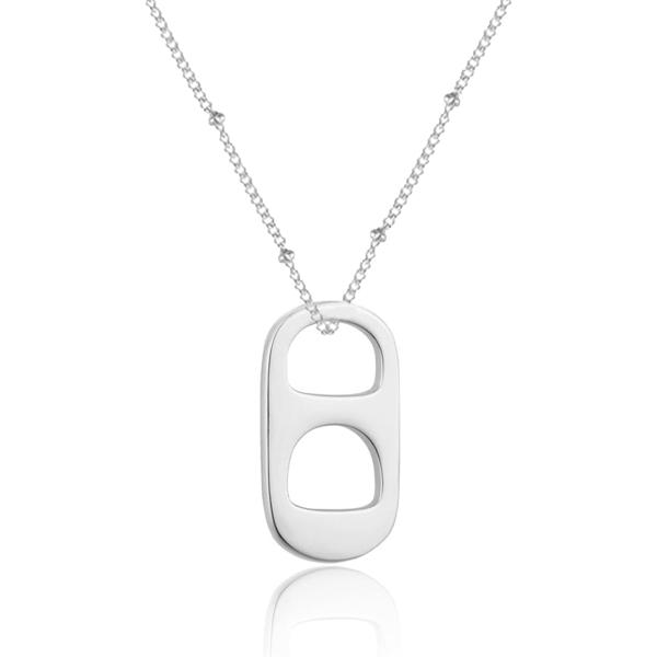 【並行輸入品】Long tiantian Soda Cap Tab Necklace for Women Trendy Sarah for Girls