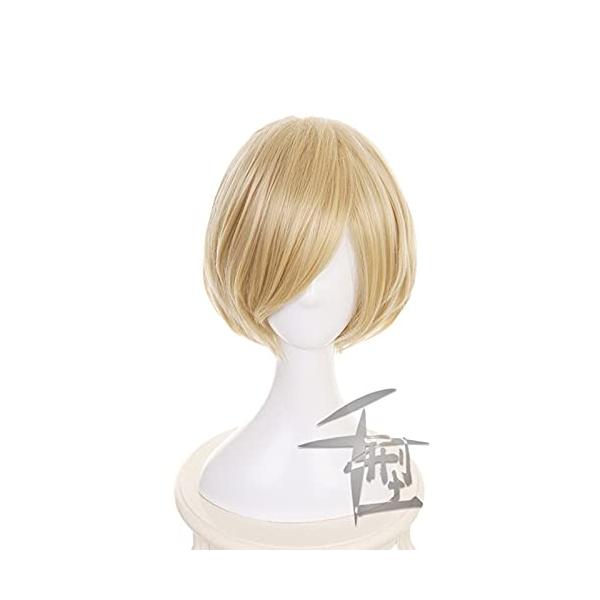 【並行輸入品】Anime Cosplay Wig Anime YURI!!! on ICE Yuri Plisetsky Men Blonde
