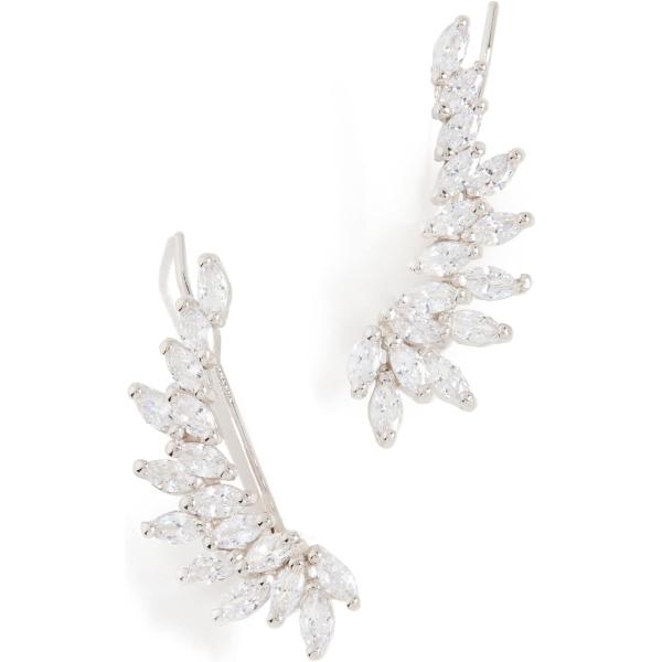 【並行輸入品】SHASHI 女性用 14k イザベラ イヤクライマー  金属  キュービックジルコニア　
