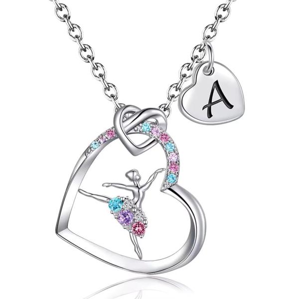 並行輸入品】バレリーナネックレス 女の子へのギフト カラフルなCZ