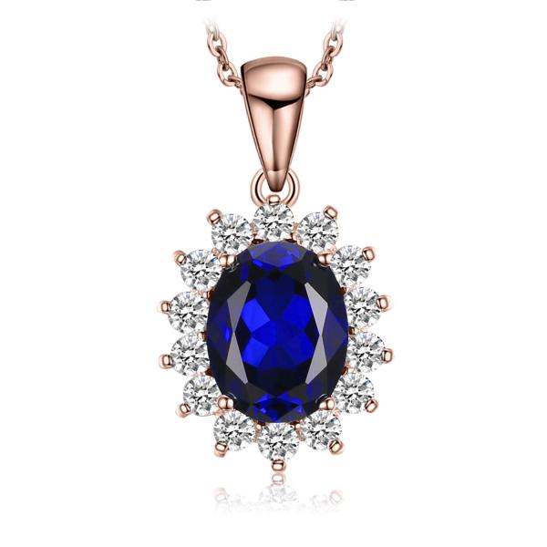 【並行輸入品】JewelryPalace プリンセス・ダイアナ・ケイト・ミドルトンクラス ジェムストーン 誕生石 サファイア エメラルド ステー