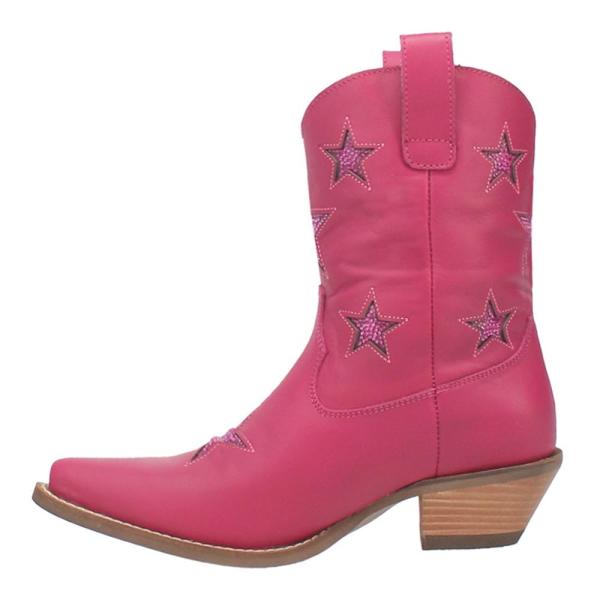 【並行輸入品】Dingo Star Struck Leather Bootie Fuchsia 8.5 B (M)