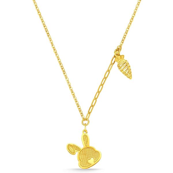 並行輸入品】CHOW TAI FOOK 999 Pure 24K Gold Year of Rabbit Carrot