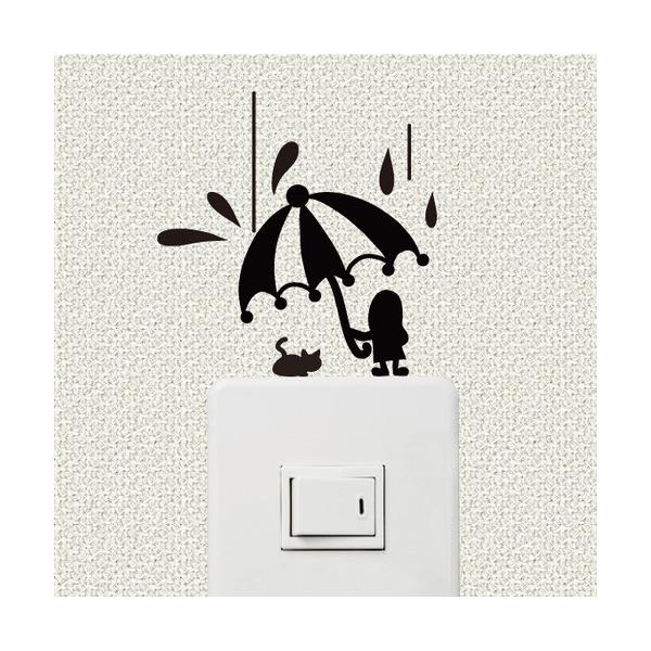 �X�C�b�`�A�R���Z���g������ʂ�E�H�[���X�e�b�J�[ wall decoration �u���܂�ǂ�v