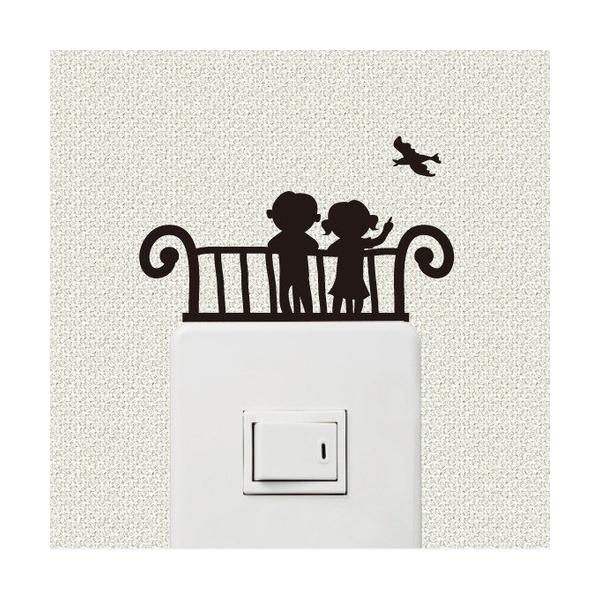�X�C�b�`�A�R���Z���g������ʂ�E�H�[���X�e�b�J�[ wall decoration �u���A�Ƃ肾�I�v