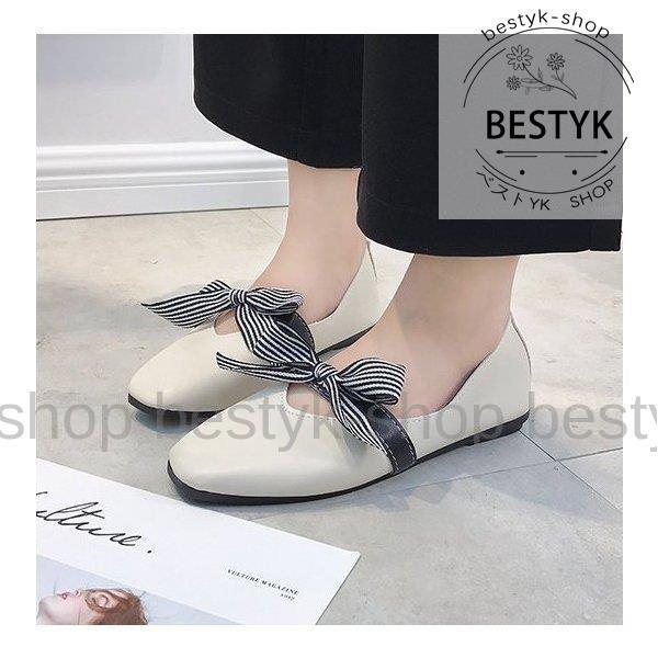 フラットシューズ ぺたんこ パンプス 軽量 リボン バレエシューズ ペタンコ 靴 クッション レディース 痛くない シューズ B0304 Sanx168 ベストyk Shop 通販 Yahoo ショッピング