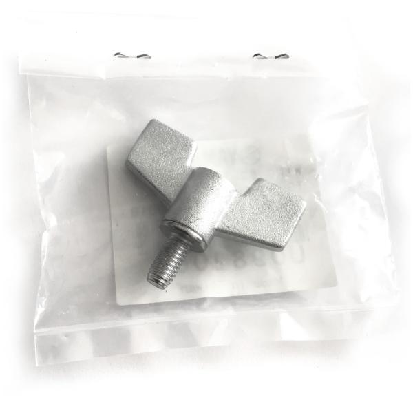 U0982060 / ウイング ボルト(T) M6X11 TS01S（1個）TS01S高さ調整ボルト　直径6mm、長さ11mmです。使用機材：TS01S、などトレーニングパッドで使用されています。※画像はイメージ（サンプル）です。