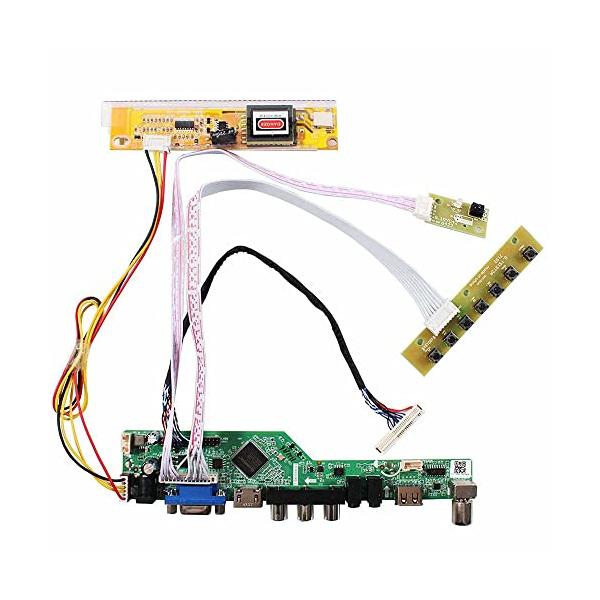 VSDISPLAY HDMI VGA AV USB LCDコントローラ基板 対応 14.1インチ 1...