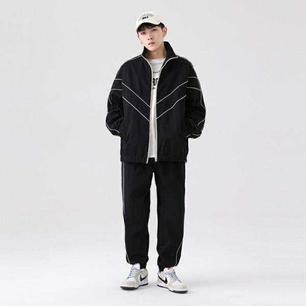 セットアップ ジャージ メンズ ジャケット カップル 春 秋 ストリート