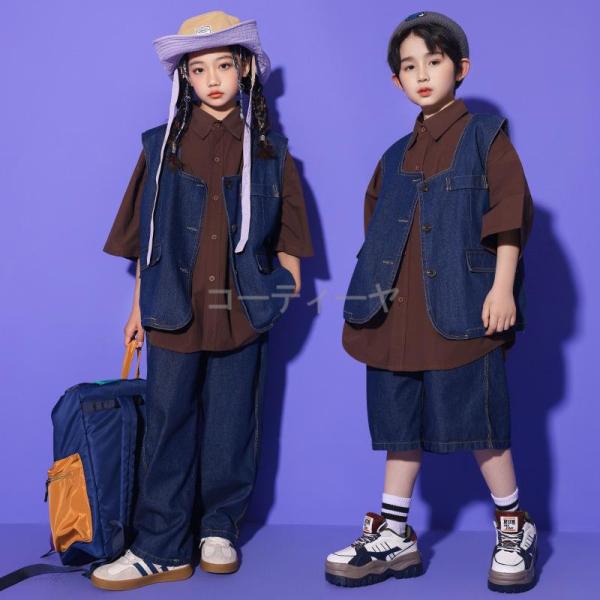 ダンス服装 体操服 JAZZ DANCE tシャツ スウェット キッズチアリーダー hiphop ヒップホップ  ステージ衣装 ダンスウェア 子供 応援団 運動会 甲子園 チアガール衣装 舞台演出服　おしゃれ　ストリート系　B系　K-POP...