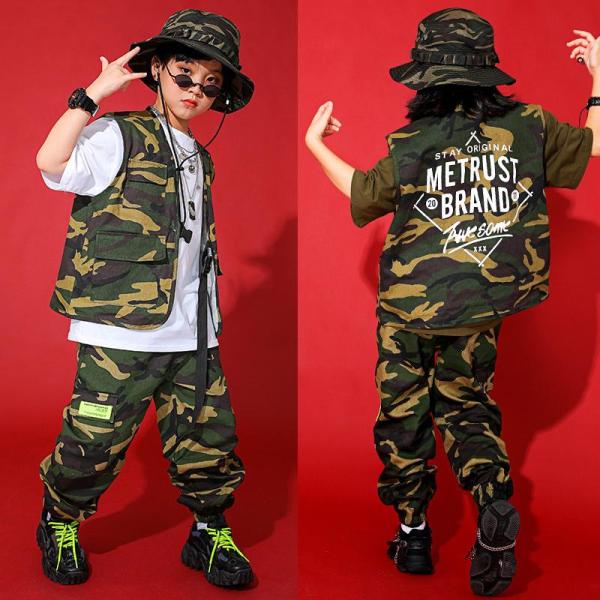 ダンス服装 体操服 JAZZ DANCE tシャツ スウェット キッズチアリーダー hiphop ヒップホップ 女の子 ステージ衣装 ダンスウェア 子供 応援団 運動会 甲子園 チアガール衣装 舞台演出服　おしゃれ　ストリート系　B系　K-...