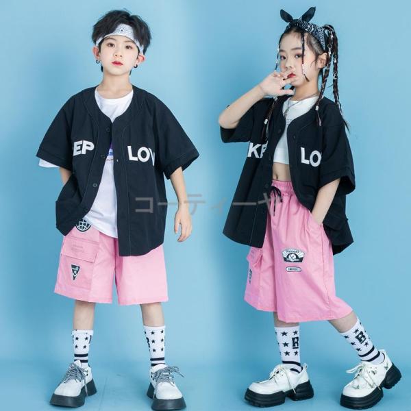 ダンス服装 体操服 JAZZ DANCE tシャツ スウェット キッズチアリーダー hiphop ヒップホップ  ステージ衣装 ダンスウェア 子供 応援団 運動会 甲子園 チアガール衣装 舞台演出服　おしゃれ　ストリート系　B系　K-POP...