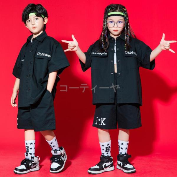 ダンス服装 体操服 JAZZ DANCE tシャツ スウェット キッズチアリーダー hiphop ヒップホップ  ステージ衣装 ダンスウェア 子供 応援団 運動会 甲子園 チアガール衣装 舞台演出服　おしゃれ　ストリート系　B系　K-POP...