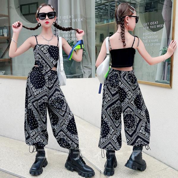 ダンス服装 体操服 JAZZ DANCE tシャツ スウェット キッズチアリーダー hiphop ヒップホップ 女の子 ステージ衣装 ダンスウェア 子供 応援団 運動会 甲子園 チアガール衣装 舞台演出服　おしゃれ　ストリート系　B系　K-...