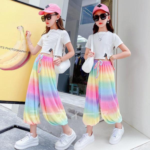 ダンス服装 体操服 JAZZ DANCE tシャツ スウェット キッズチアリーダー hiphop ヒップホップ 女の子 ステージ衣装 ダンスウェア 子供 応援団 運動会 甲子園 チアガール衣装 舞台演出服　おしゃれ　ストリート系　B系　K-...